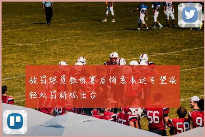 被罚球员教练赛后悔意表达可望减轻处罚新规出台